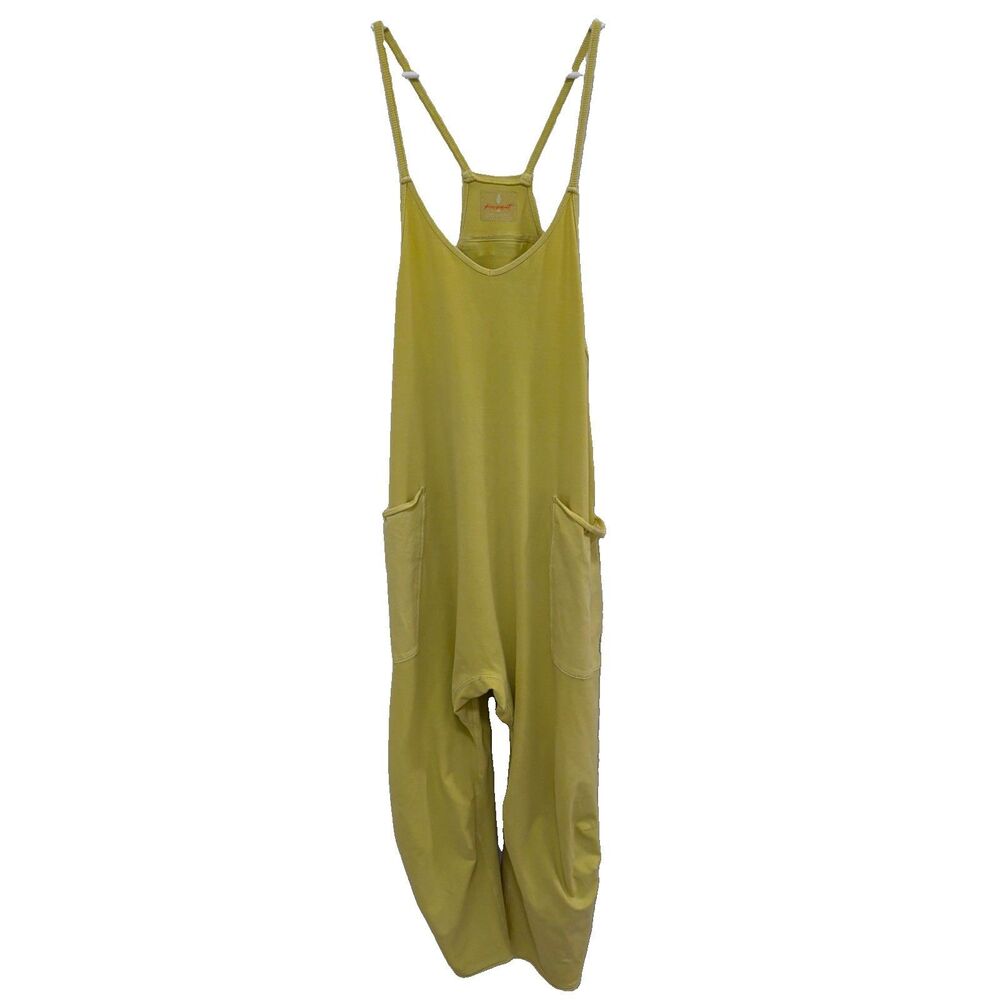 FP Movement / Free People Hot Shot-style oversized one-piece yellow XS women